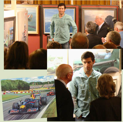 Exhibition opened by Mark Webber