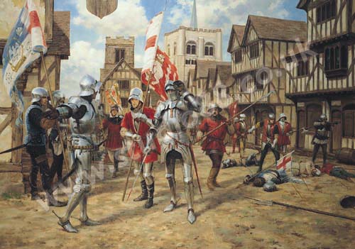 The Battle of St. Albans greeting cards