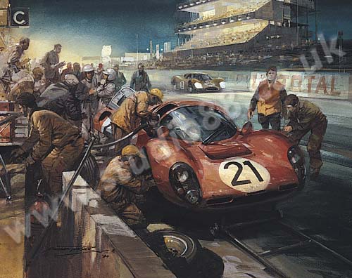 Night Stop at Le Mans
