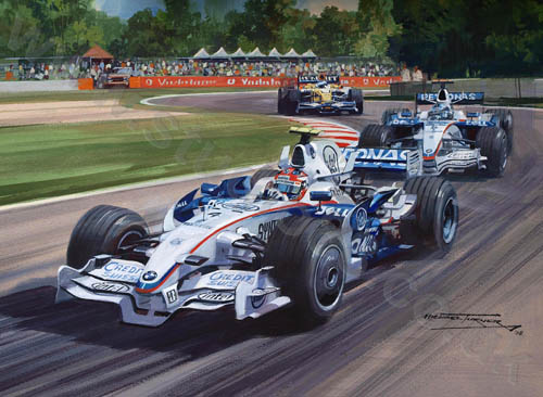 2008 Canadian Grand Prix - Gicle Print by Michael Turner