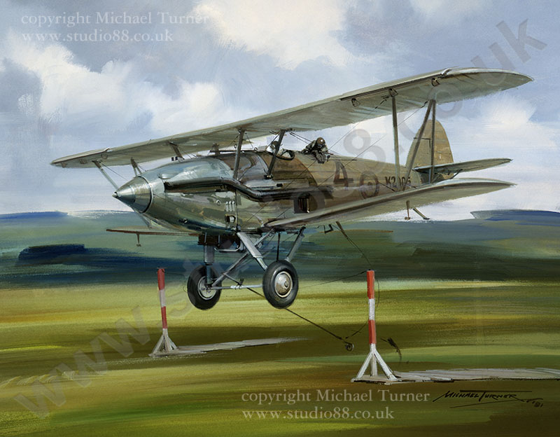 Hawker Audax - Gicle Print by Michael Turner