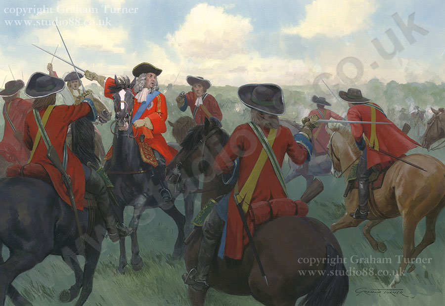The Death of the Duke of Schomberg - Original Painting