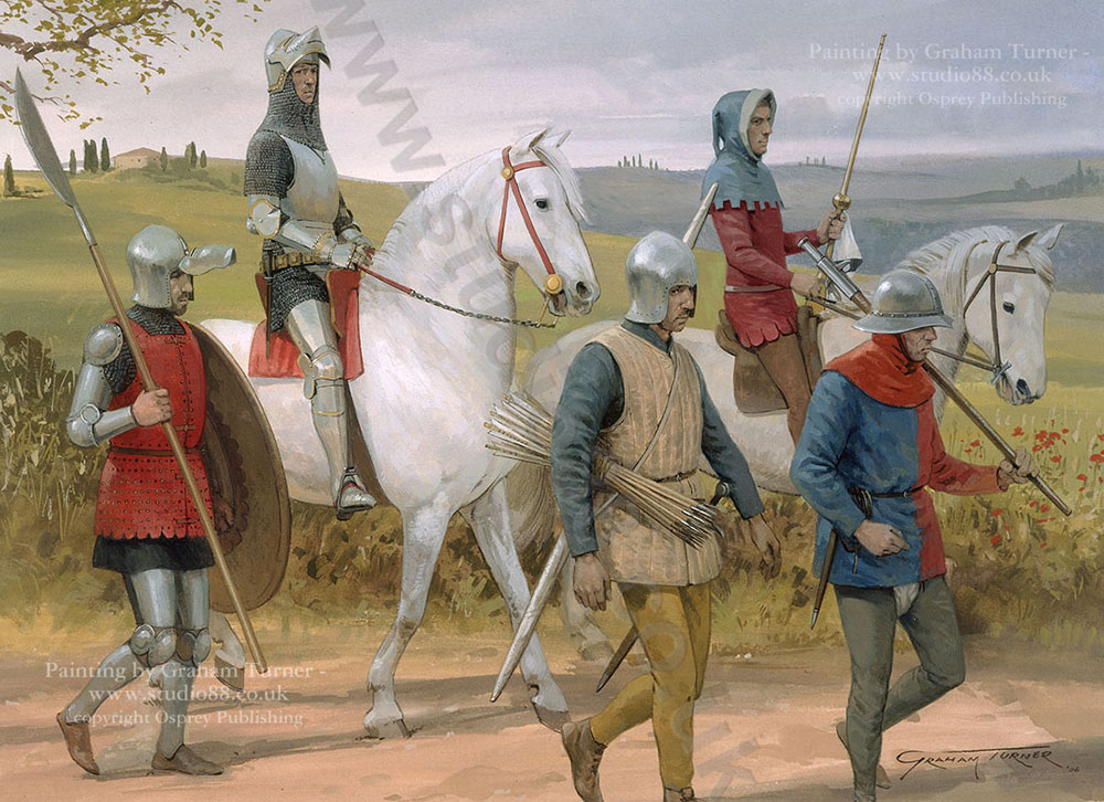 Condottiere on the March - Original Painting
