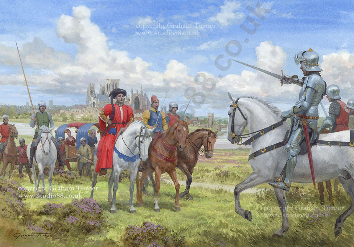 Confrontation on Heworth Moor - original painting