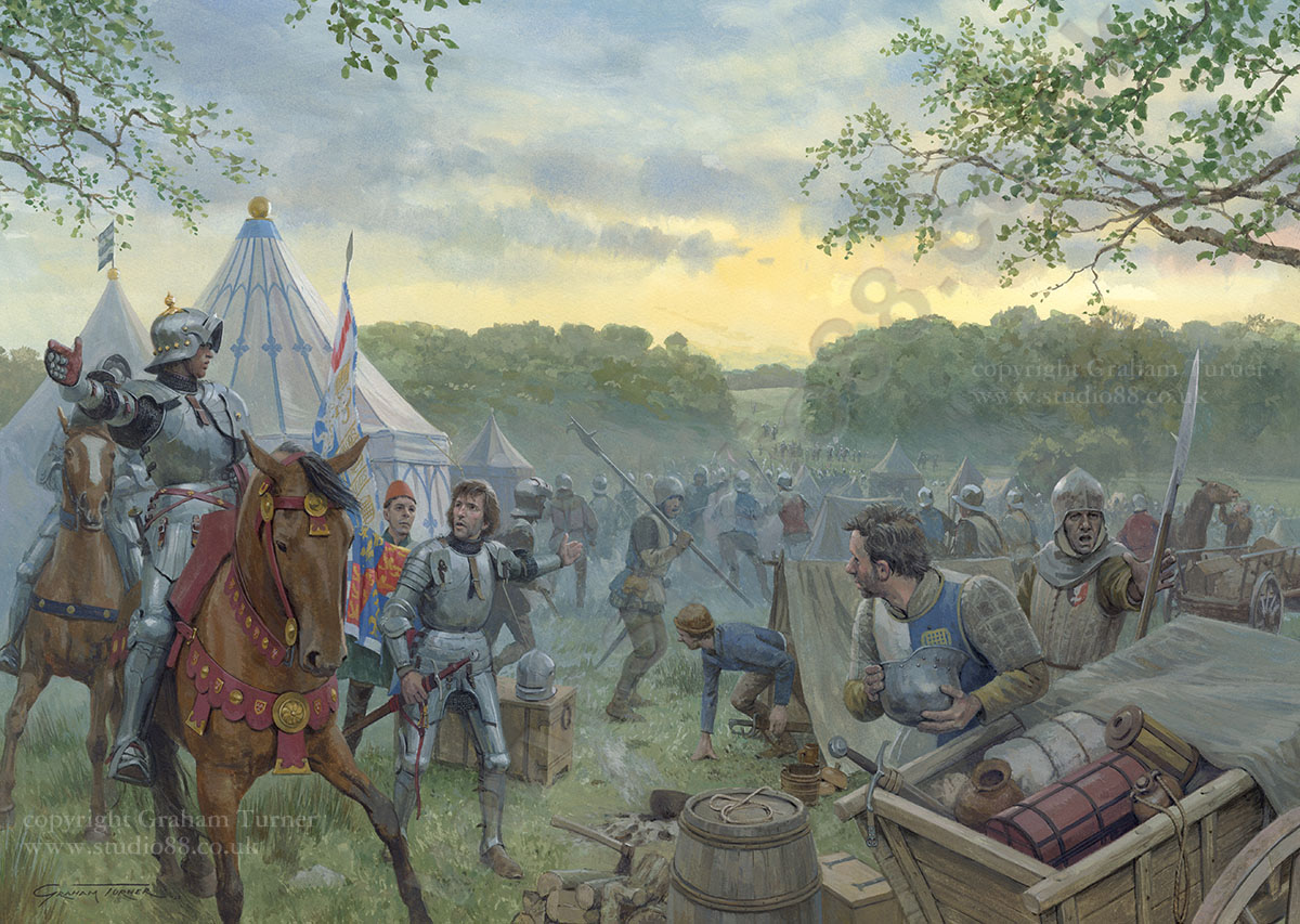 The Battle of Hexham - original painting