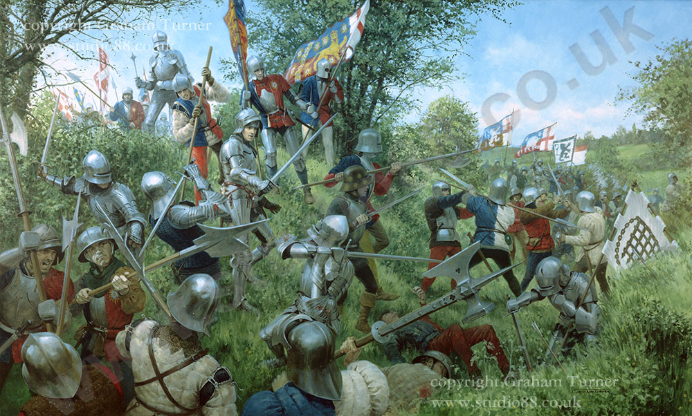 The Battle of Tewkesbury greeting cards