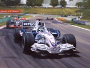 2007 Hungarian Grand Prix - 20"x 17" Giclée Print