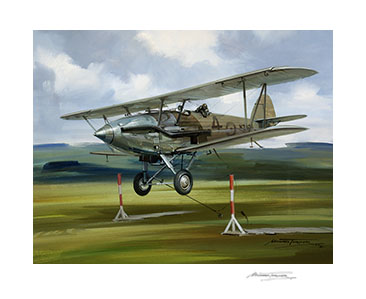 Hawker Audax - Aviation Art Print by Michael Turner