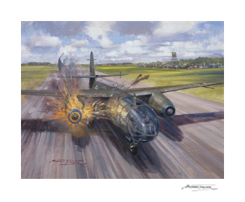 Eric 'Winkle' Brown, Arado 234 - Aviation print by Michael Turner