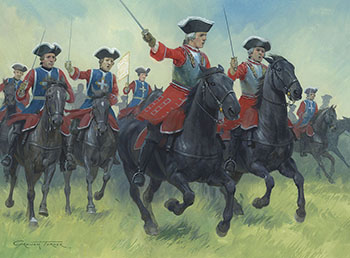 Charge of the Musketeers at Fontenoy, 1745