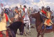 Cavalry Melee at Newbury - Original Painting