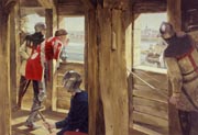 The Siege of Orleans - painting by Graham Turner