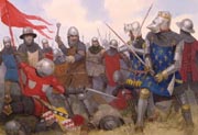 The Battle of Poitiers - Original Painting