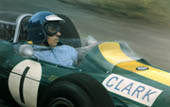 Jim Clark, Lotus - Motorsport art print by Graham Turner