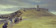 Dunstanburgh Castle - Medieval art print by Graham Turner