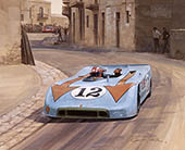 1970 Targa Florio, Jo Siffert, Porsche - Motorsport Art Giclee Print by Graham Turner