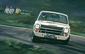 Jim Clark, Lotus Cortina - Motorsport Art Print by Michael Turner