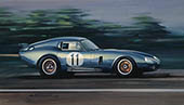 1964 Le Mans, Cobra Daytona - Motorsport Art Print by Michael Turner