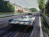 1983 Le Mans, Porsche 956 - Motorsport Art Print by Michael Turner