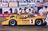1968 Can-Am, Edmonton, McLaren M8A - Motorsport Art Print by Michael Turner