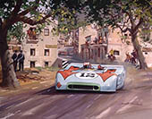 1970 Targa Florio, Jo Siffert, Porsche - Motorsport Art Print by Michael Turner