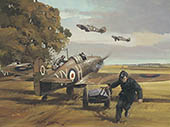 Hawker Hurricane - Aviation Art print from painting by Michael Turner