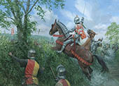 The Battle of Blore Heath - print from an original painting by Graham Turner