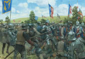 The Battle of Edgcote - Print from an original painting by Graham Turner