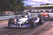 F1 Grand Prix cards from motorsport paintings by Michael Turner