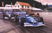 F1 Grand Prix cards from motorsport paintings by Michael Turner