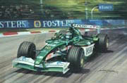 F1 Grand Prix cards from motorsport paintings by Michael Turner