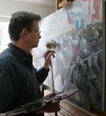 Graham Turner at work