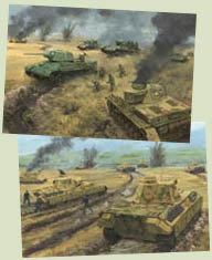 Paintings from the Osprey book Kursk 1943 by Graham Turner