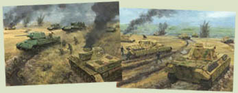 Original paintings from Osprey book Battle of Kursk 1943 by Graham Turner