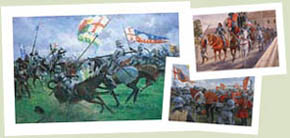 Battle of Bosworth, 1485 - Medieval Art prints by Graham Turner