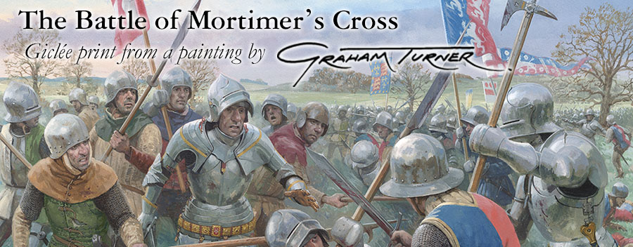 The Battle of Mortimer's Cross, 1461 - detail from a painting by Graham Turner