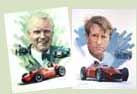 Motorsport Art Prints by Graham Turner - Racing Driver portraits