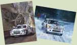 Motorsport Art Prints by Michael Turner and Graham Turner - Rally cars