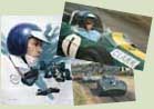 Jim Clark - Motorsport Art paintings, prints and cards by Graham Turner and Michael Turner