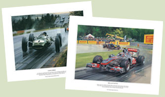 Motorsport Art Prints by Michael Turner