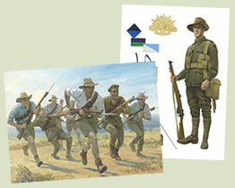 First World War Military Art by Graham Turner - Original paintings from the Osprey books about WW1