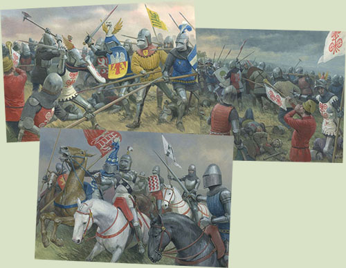 Paintings of the Battle of Castagnaro by Graham Turner