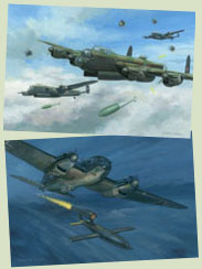 Original paintings from the Osprey book Operation Crossbow 1944 by Graham Turner