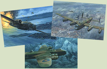Original paintings by Graham Turner from Osprey book The Italian Blitz 1940-43