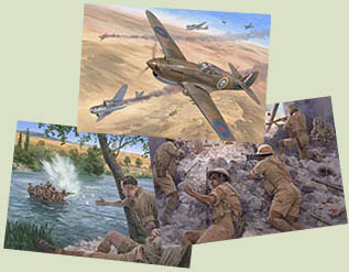 Paintings by Graham Turner from Osprey book Syria and Lebanon 1941