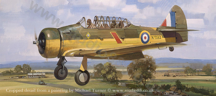 Detail from Harvard original painting by Michael Turner