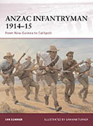 First World War Military Art by Graham Turner - Original paintings from the Osprey book Anzac Infantryman at Gallipoli