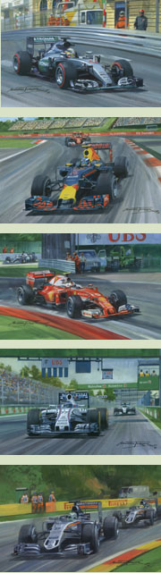 2016 Formula 1 Grand Prix Christmas Cards