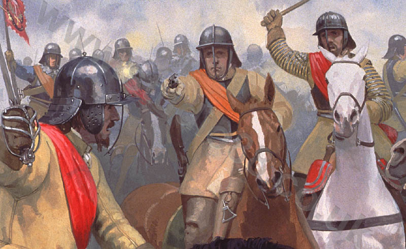 Cavalry Melee at Newbury detail