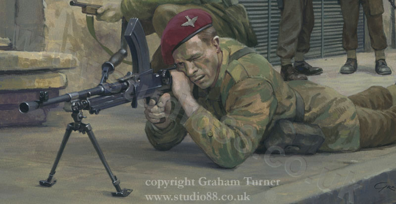 British Paras in Greece detail